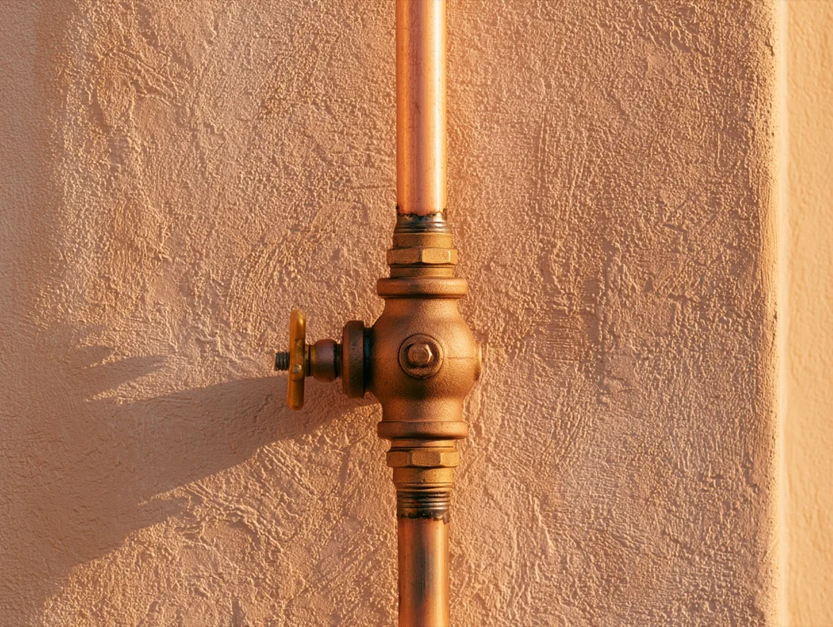 Gas pool heater on an equipment pad beside a Florida home